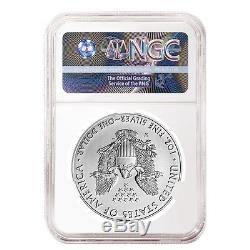 Lot of 10 2016-W 1 oz Burnished Silver American Eagle NGC MS 70 First Day of I