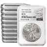 Lot of 10 2017 $1 American Silver Eagle NGC MS70 Early Releases ALS ER Label
