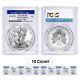 Lot of 10 2018 (W) 1 oz Silver American Eagle $1 Coin PCGS MS 69 FS West Point