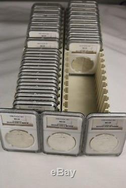 Lot of 30 Consecutive 1986 to 2015 MS-69 Silver American Eagles NGC SAE SET