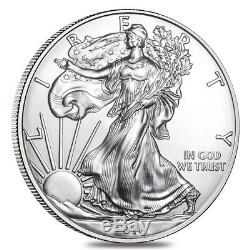 Lot of 5 2016 (S) 1 oz Silver American Eagle $1 Coin PCGS MS 69 (SF Label)