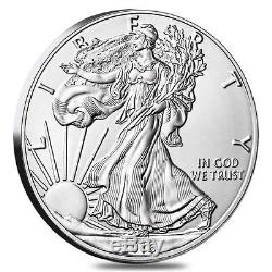 Lot of 5 2016-W 1 oz Burnished Silver American Eagle NGC MS 70 First Day of Is