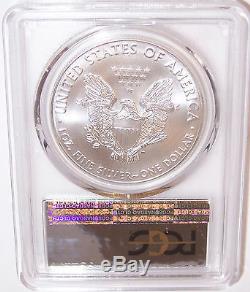 Lot of 5 2017 $1 PCGS MS70 First Strike Silver Foil American Silver Eagles