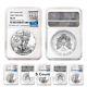 Lot of 5 2017 1 oz Silver American Eagle $1 Coin NGC MS 70 Early Releases 225