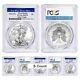 Lot of 5 2019 (W) 1 oz Silver American Eagle $1 Coin PCGS MS 70 First Strike