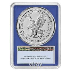 Lot of 5 2021 1 oz Silver American Eagle Type 2 PCGS MS 70 FS (Blue Frame)