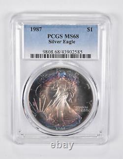 MS68 1987 American Silver Eagle PCGS 1791