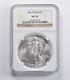 MS70 1986 American Silver Eagle NGC 2753