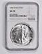 MS70 1987 American Silver Eagle NGC 3589