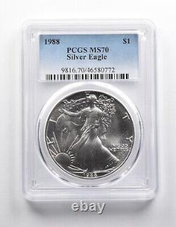 MS70 1988 American Silver Eagle PCGS 0706