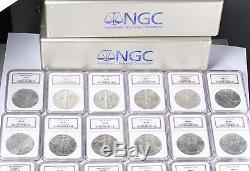 NGC MS69 1986 2016 COMPLETE 31 COIN AMERICAN SILVER EAGLE SET inc. 1994 1996