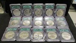 Nice Starter Lot of (15) American Silver Eagles All ICG MS 69