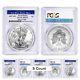 PRESALE Lot of 5 2017-W 1 oz Silver American Eagle $1 Coin PCGS MS 70 First
