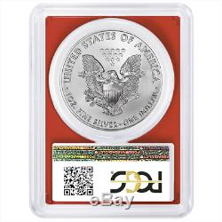 Presale 2020 (W) $1 American Silver Eagle 3 pc. Set PCGS MS70 FDOI Flag Label