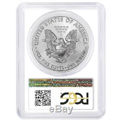 Presale 2020 (W) $1 American Silver Eagle 3 pc. Set PCGS MS70 FS Flag Label Re