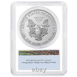Presale 2021 $1 American Silver Eagle 3pc. Set PCGS MS69 FS Flag Label Red Whi