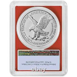 Presale 2021 $1 Type 2 American Silver Eagle 3 pc Set PCGS MS70 FS Flag Label