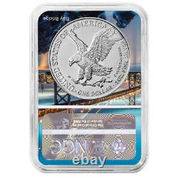 Presale 2021 (S) $1 Type 2 American Silver Eagle NGC MS70 Emergency Production