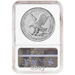 Presale 2021 (W) $1 Type 2 American Silver Eagle 3 pc Set NGC MS69 West Point