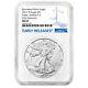 Presale 2021-W Burnished $1 Type 2 American Silver Eagle NGC MS69 ER Blue Labe