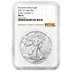 Presale 2021-W Burnished $1 Type 2 American Silver Eagle NGC MS70 Brown Label