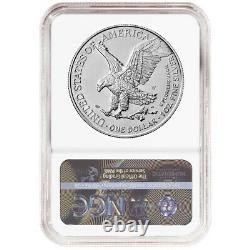 Presale 2021-W Burnished $1 Type 2 American Silver Eagle NGC MS70 ER West Poin