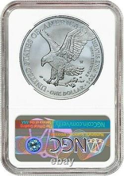Presale 2021-W Type-2 Burnished American Silver Eagle NGC MS70 First Day of Issu
