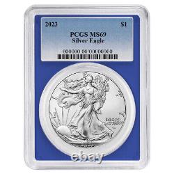 Presale 2023 $1 American Silver Eagle 3pc Set PCGS MS69 Blue Label Red White B