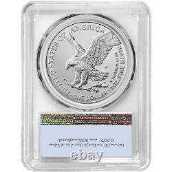 Presale 2023-W Burnished $1 American Silver Eagle PCGS SP70 FS Flag Label
