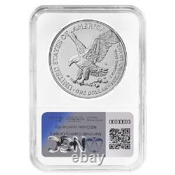 Presale 2024-W $1 1-oz Burnished American Silver Eagle NGC MS70 FDI Flag Label