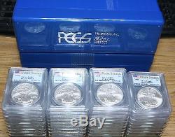 Qty. 39 2006 American Silver Eagles PCGS MS69 FIRST STRIKE with FLAG