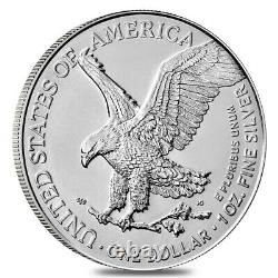 Sale Price Lot of 20 2021 1 oz Silver American Eagle Type 2 NGC MS 70 FDOI