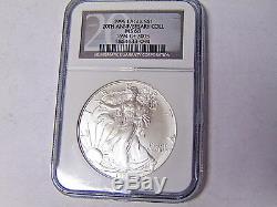 Set of NGC MS68 American Silver Eagles 1986-2005 All 20 1 oz. 999 Silver Dollars