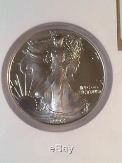 Silver American Eagle 2 Coin Holder Set NGC MS69 1992-1994 1995-1997