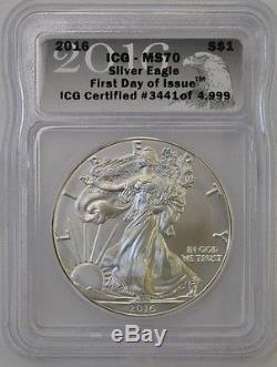 TWENTY 2016 Perfect MS70 American Silver Eagles (All Limited Edition Labels)