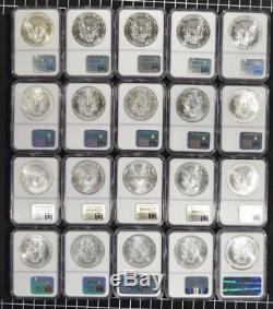 United States 1986-2005 American Silver Eagle $1 20 Coin Set NGC MS69